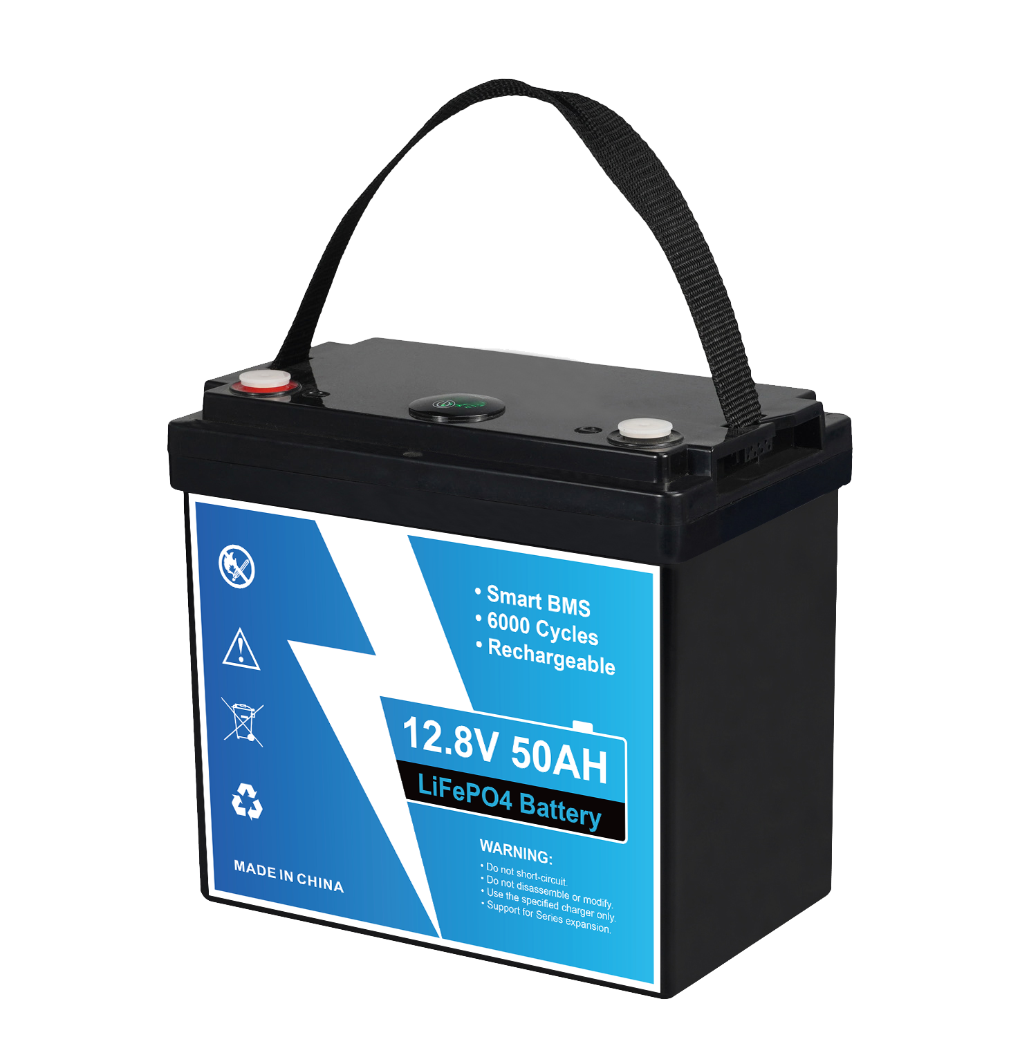6000+ Deep Cycle Lead-Acid Replacement LiFePO4 Battery view 2