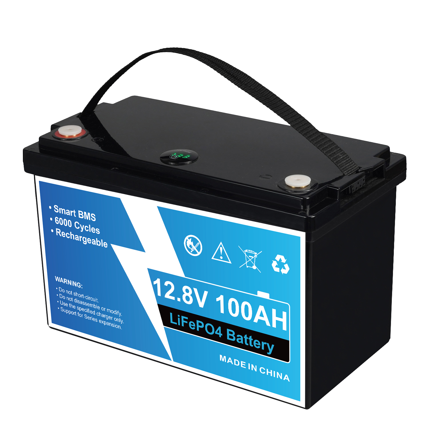 6000+ Deep Cycle Lead-Acid Replacement LiFePO4 Battery - 8