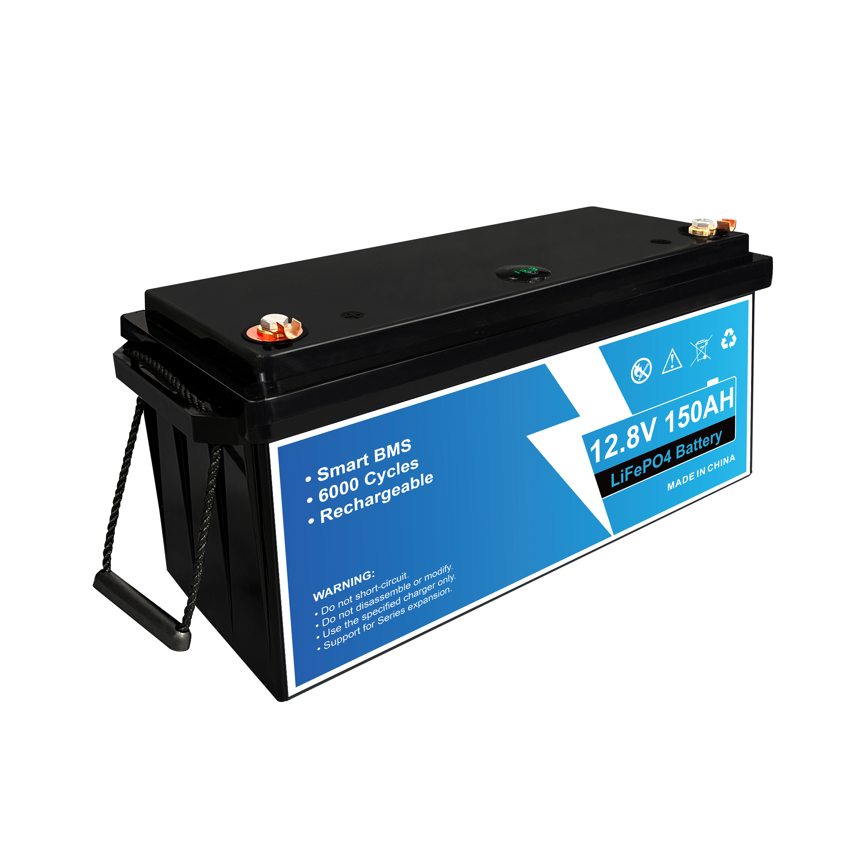 6000+ Deep Cycle Lead-Acid Replacement LiFePO4 Battery - 12