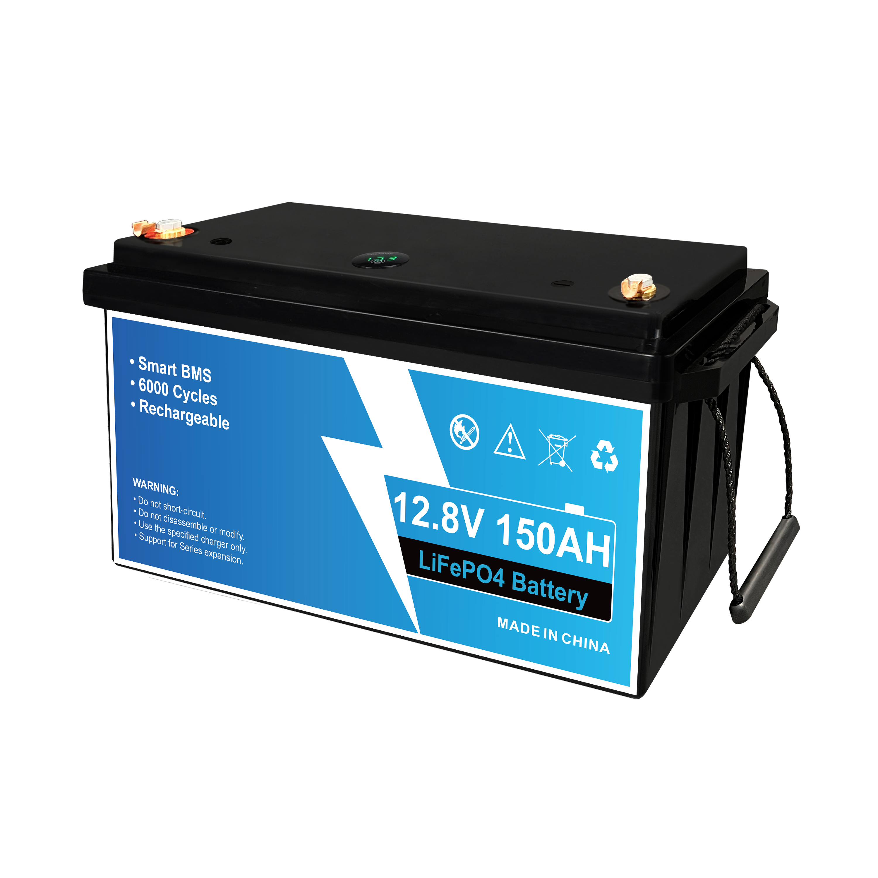 6000+ Deep Cycle Lead-Acid Replacement LiFePO4 Battery - 13