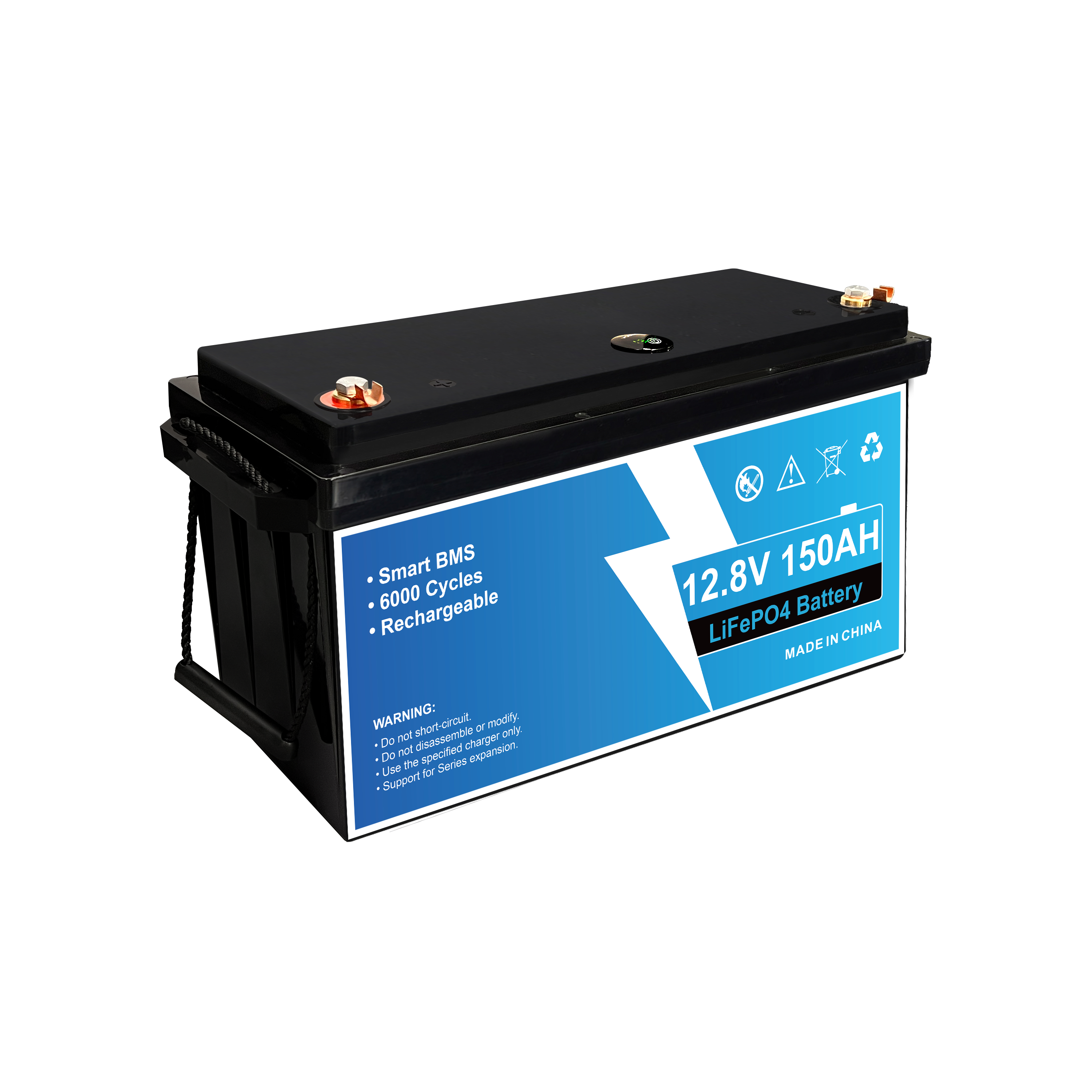 6000+ Deep Cycle Lead-Acid Replacement LiFePO4 Battery - 14