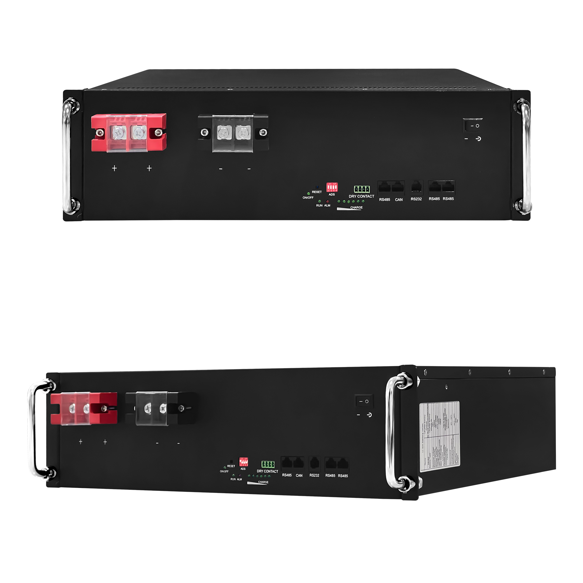 48V 100Ah Rack-Mounted LiFePO4 Battery Module view 3