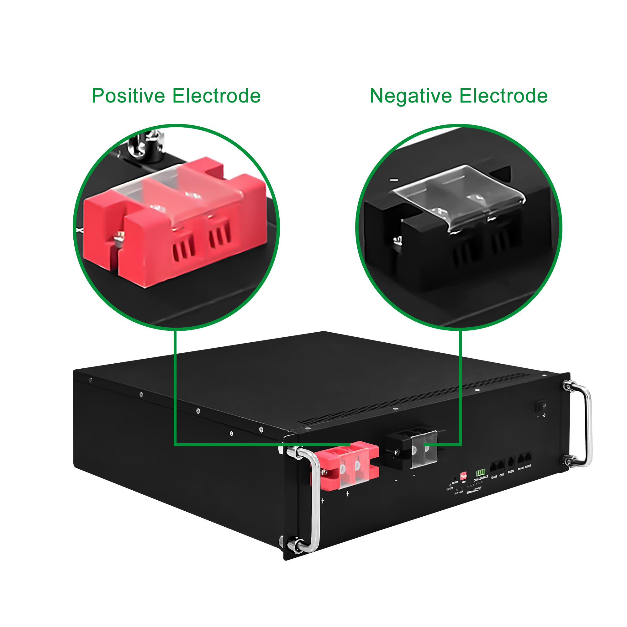 48V 100Ah Rack-Mounted LiFePO4 Battery Module - 9