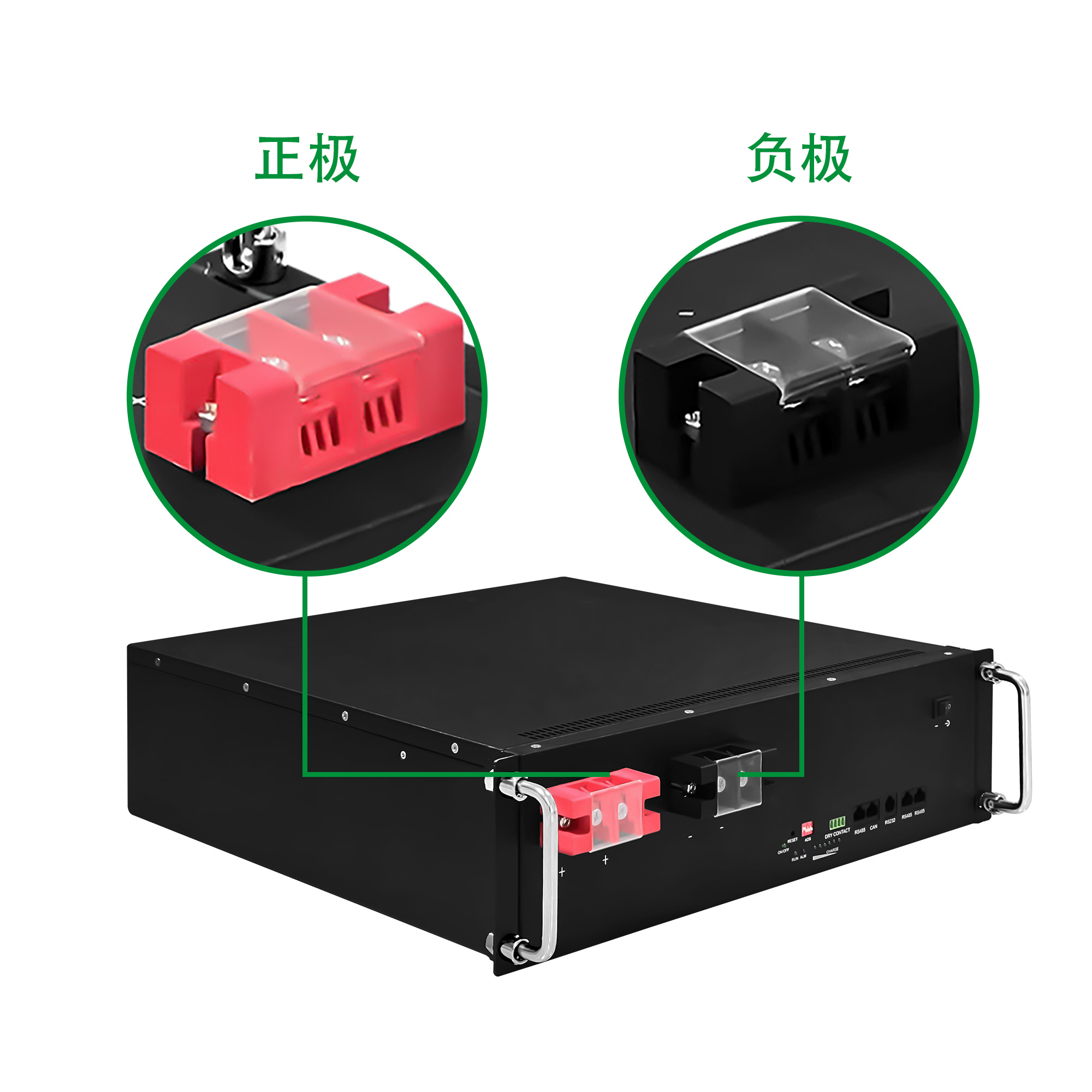 48V 100Ah Rack-Mounted LiFePO4 Battery Module - 18