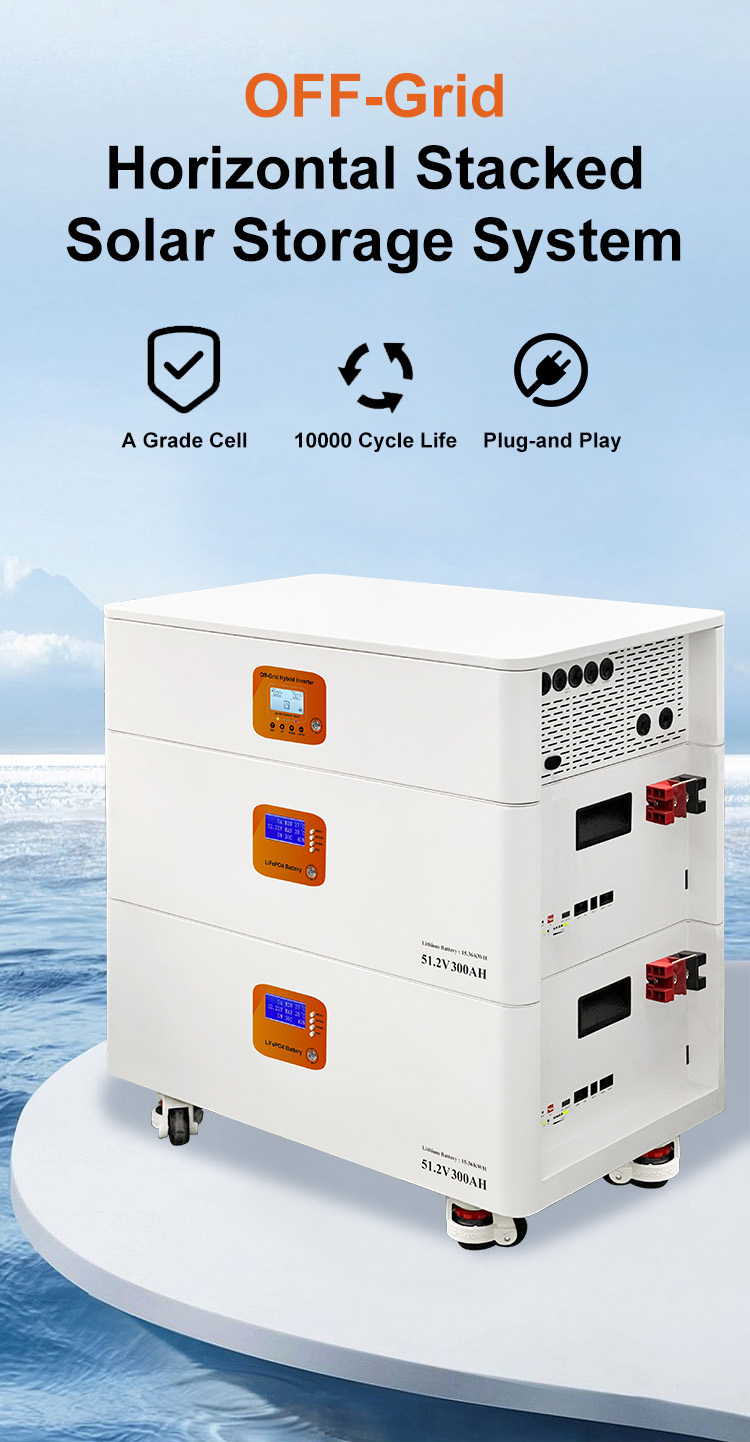 12kW Hybrid Inverter + 15kWh Stackable Battery System view 2