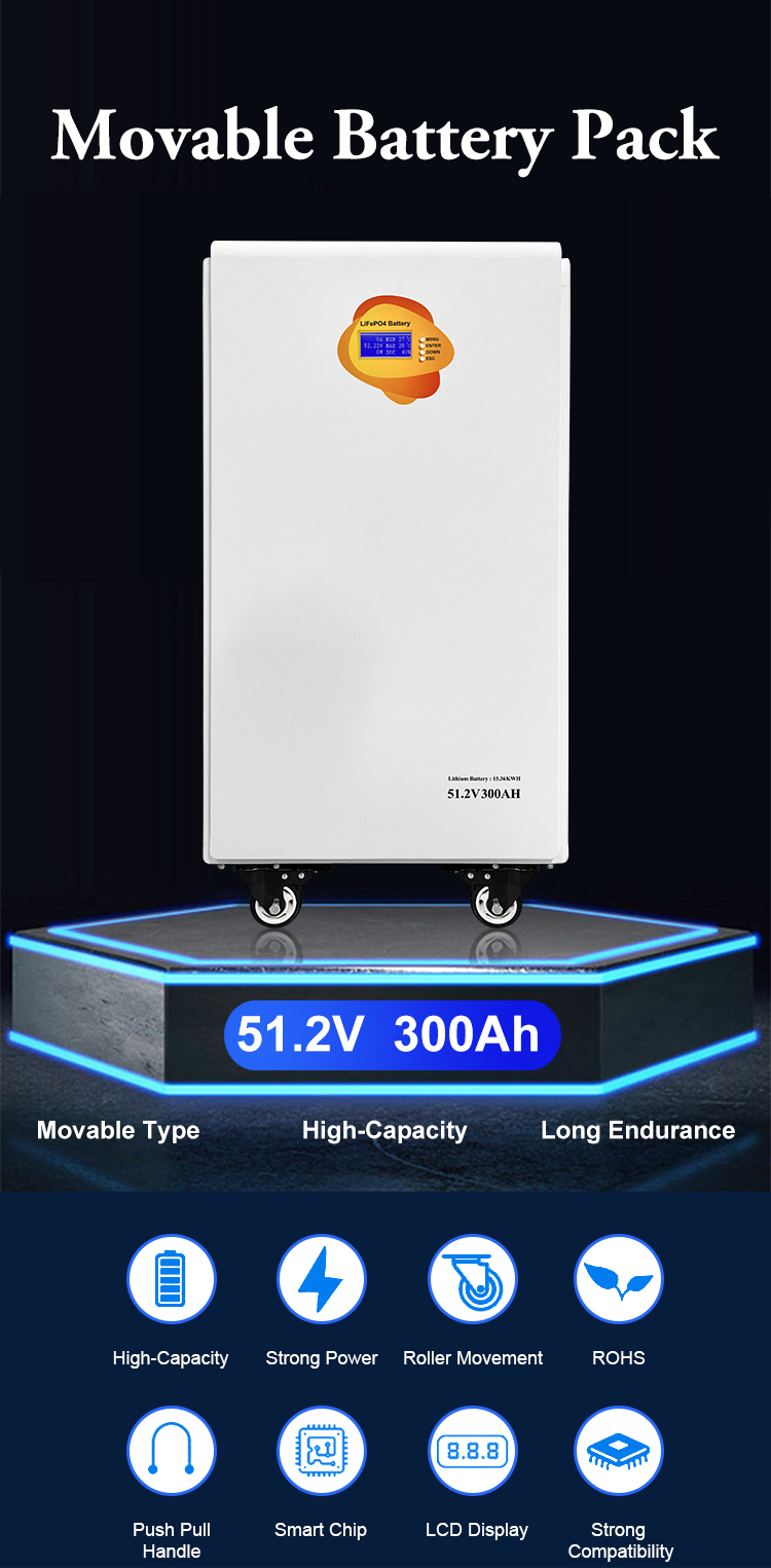15kWh High-Capacity Wall-Mounted LiFePO4 Battery view 2