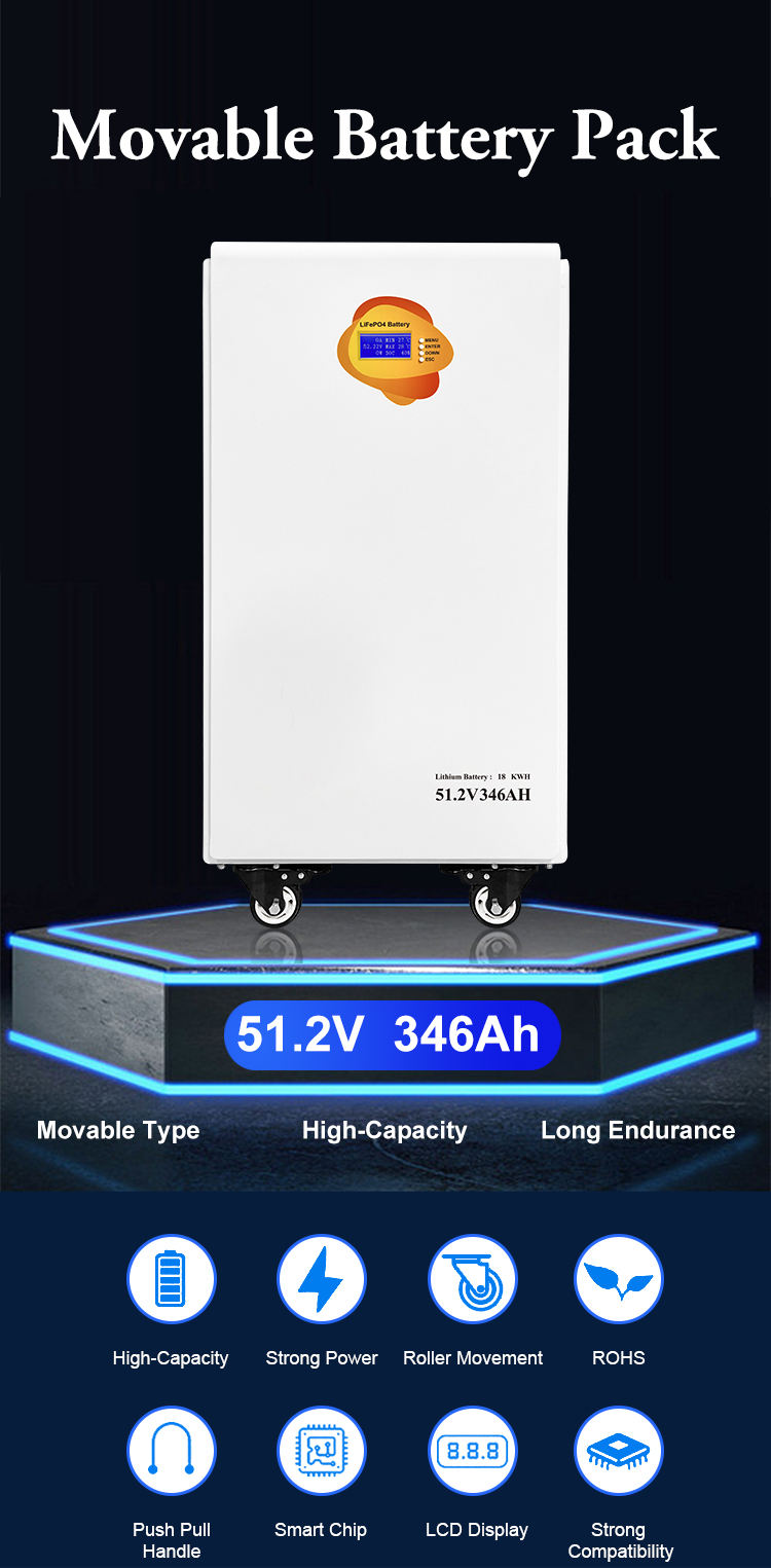 18kWh High-Capacity LiFePO4 Battery view 2
