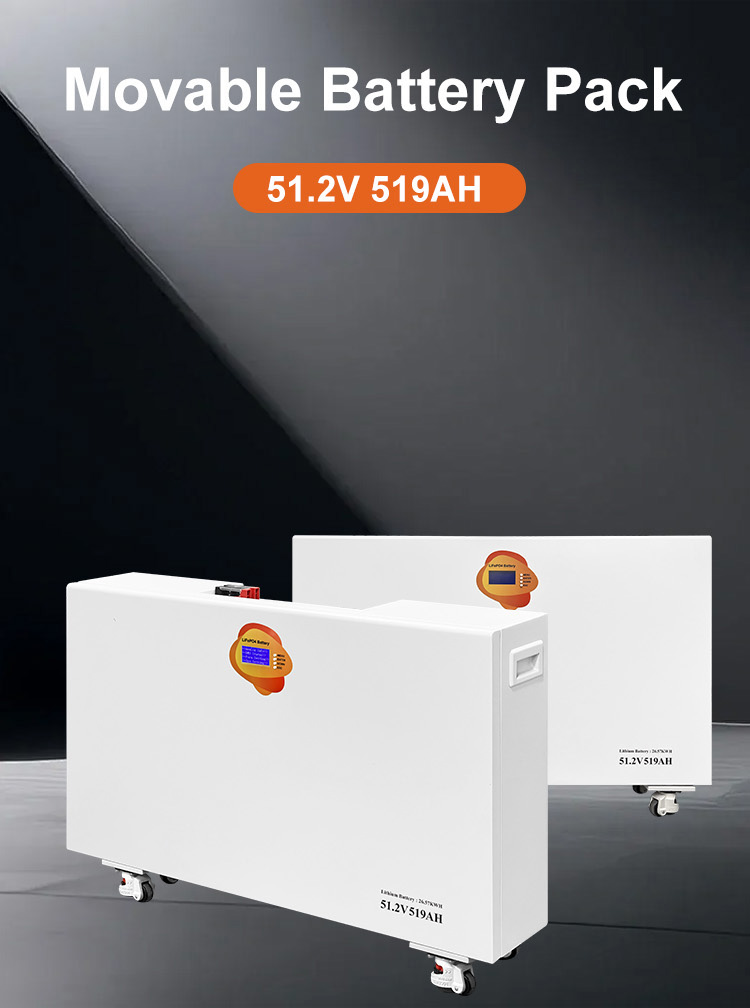 26kWh High-Capacity LiFePO4 Battery view 2